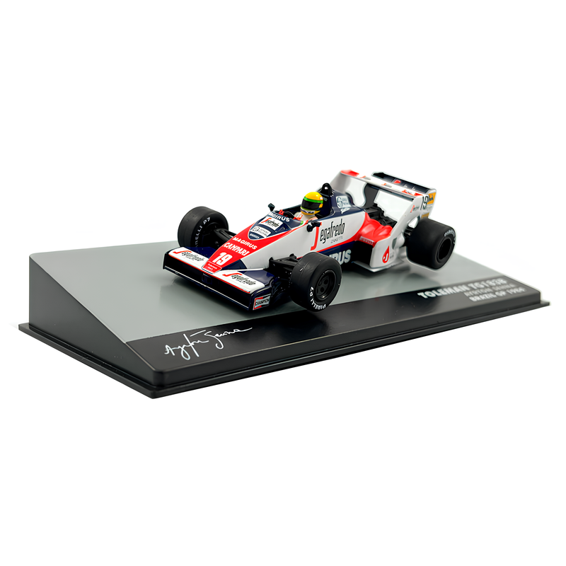 (1984) F1 Miniatura Toleman TG183B Ayrton S. 1:18