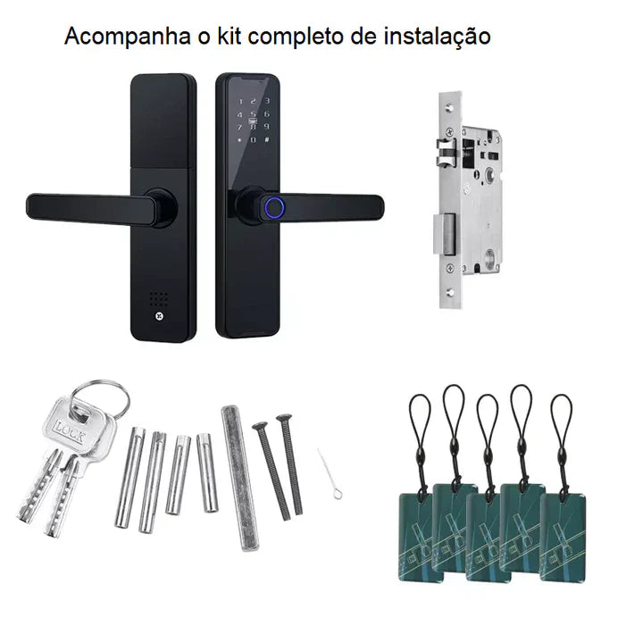 Fechadura Eletrônica com Impressão Digital SecurePRO