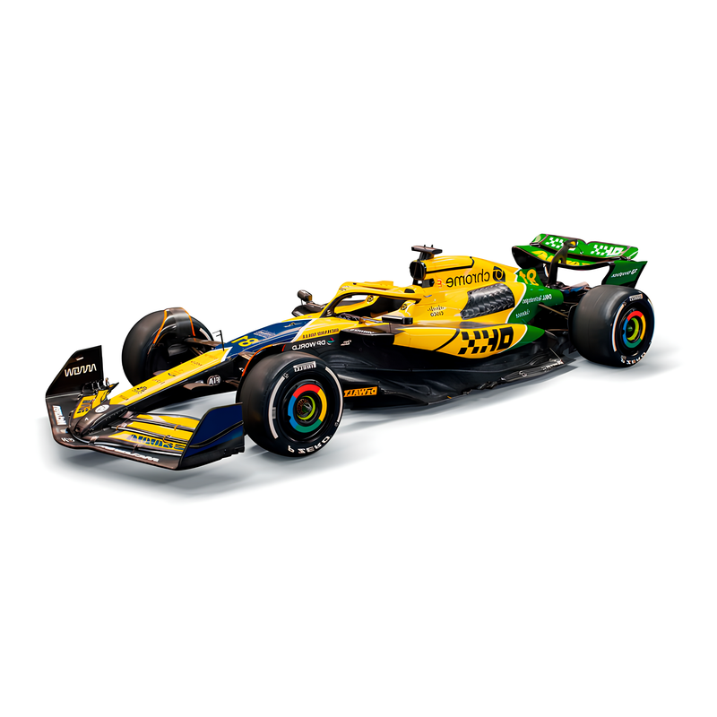 (2024) F1 Miniatura McLaren MCL38 Senna Monaco 1:18