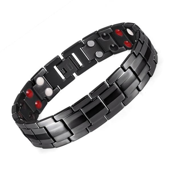 Elegance Magnetic - Pulseira / Bracelete Magnético feita em aço titânio