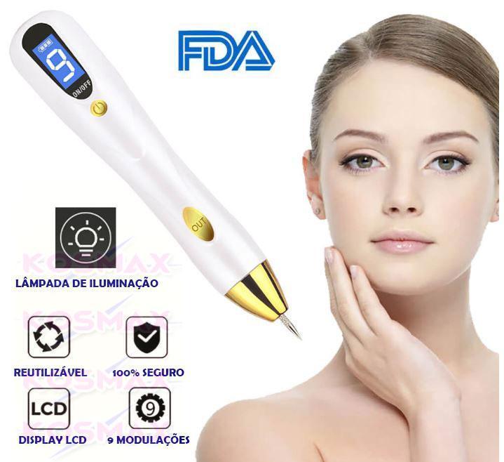 NEVOPLASMA® -  Jato de Plasma lcd 9 níveis + 3 ponteiras lança + 10 agulhas