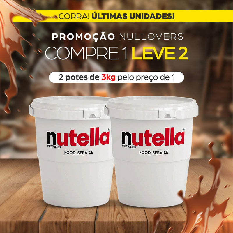 Compre 1 e leve 2 Creme De Avelã 3kg Balde de Nutella - Queima de Estoque! 🔥